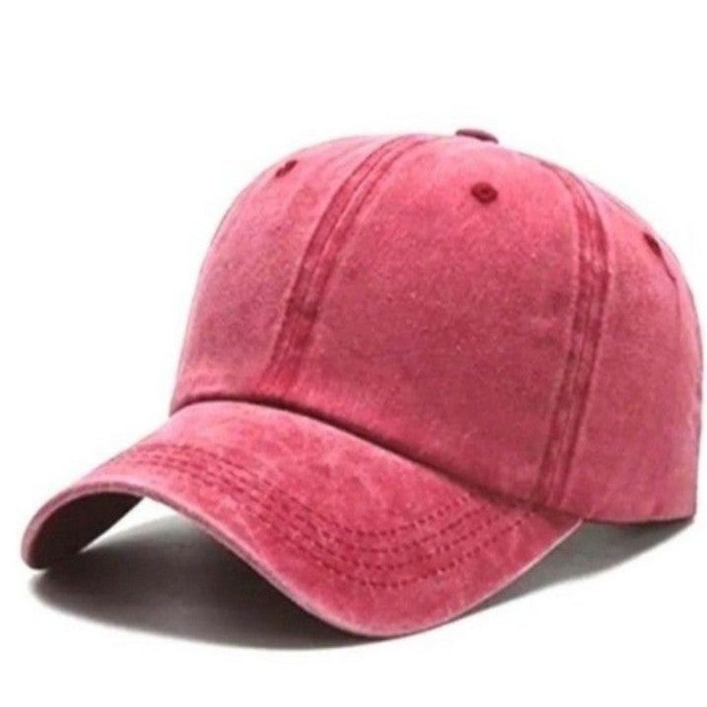 Dark pink unisex Baseball Hat